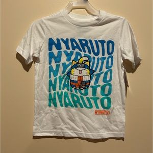 Nyaruto Boys Graphic Tshirt Kitty sz XS (4/5) NWT